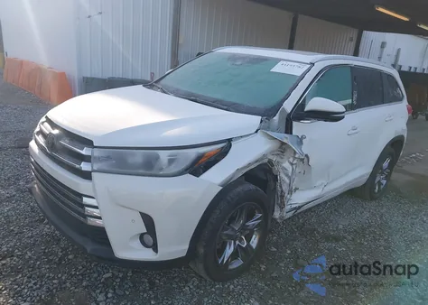 2018 Toyota Highlander Limited Platinum z USA, uszkodzony, nr VIN 5TDYZRFHXJS265209